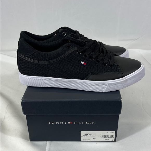 Tommy Hilfiger Other - Tommy Hilfiger Men's Black and White Sneakers